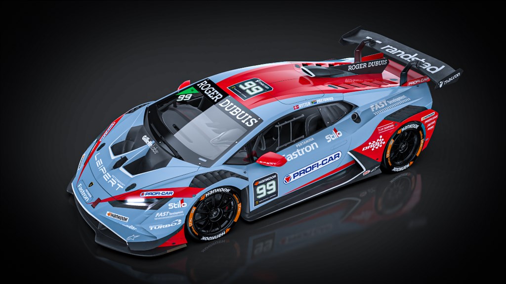 Sådan ser Silas Rytter og Anthony Pretorius' Lamborghini Huracan Super Trofeo-racer ud.
(Foto: Leipert Motorsport)